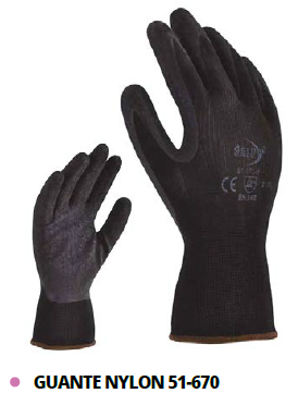 GUANTE DYNEMA PALMA NITRILO 51-670