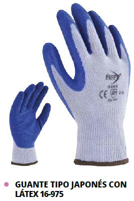 GUANTE TIPO JAPONÉS CON LÁTEX 16-975