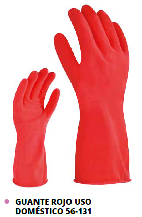 GUANTE ROJO USO DOMÉSTICO 56-131