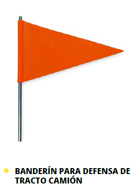 BANDERÍN PARA DEFENSA DE TRACTO CAMIÓN