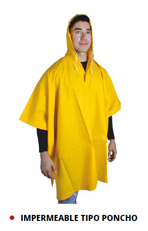 IMPERMEABLE TIPO PONCHO