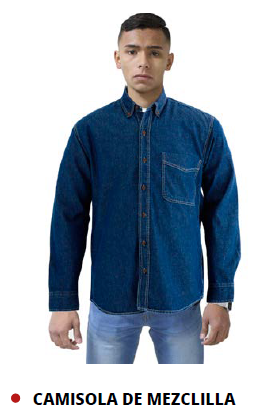 CAMISOLA DE MEZCLILLA