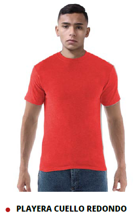 PLAYERA CUELLO REDONDO