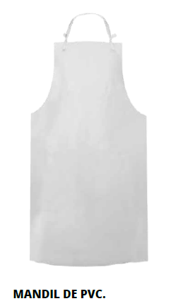 MANDIL DE PVC.