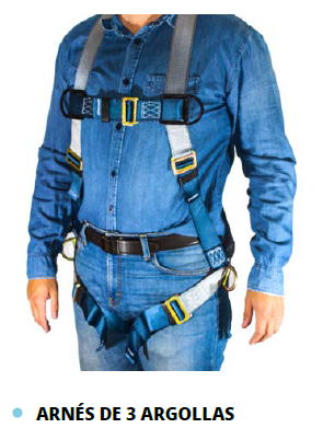 ARNÉS DE 3 ARGOLLAS