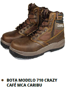 BOTA MODELO 710 CRAZY CAFÉ MCA CARIBU