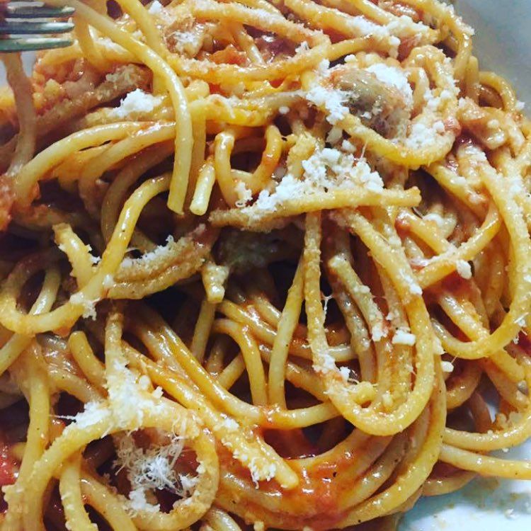 Spaghetti dish