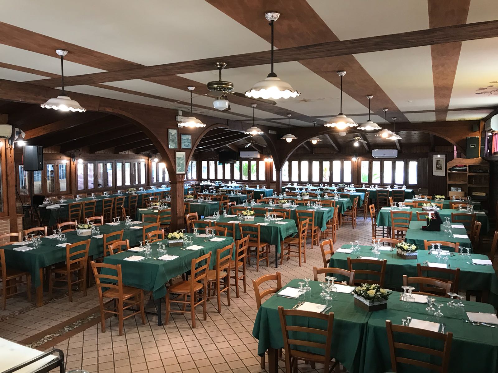 Tavoli del ristorante