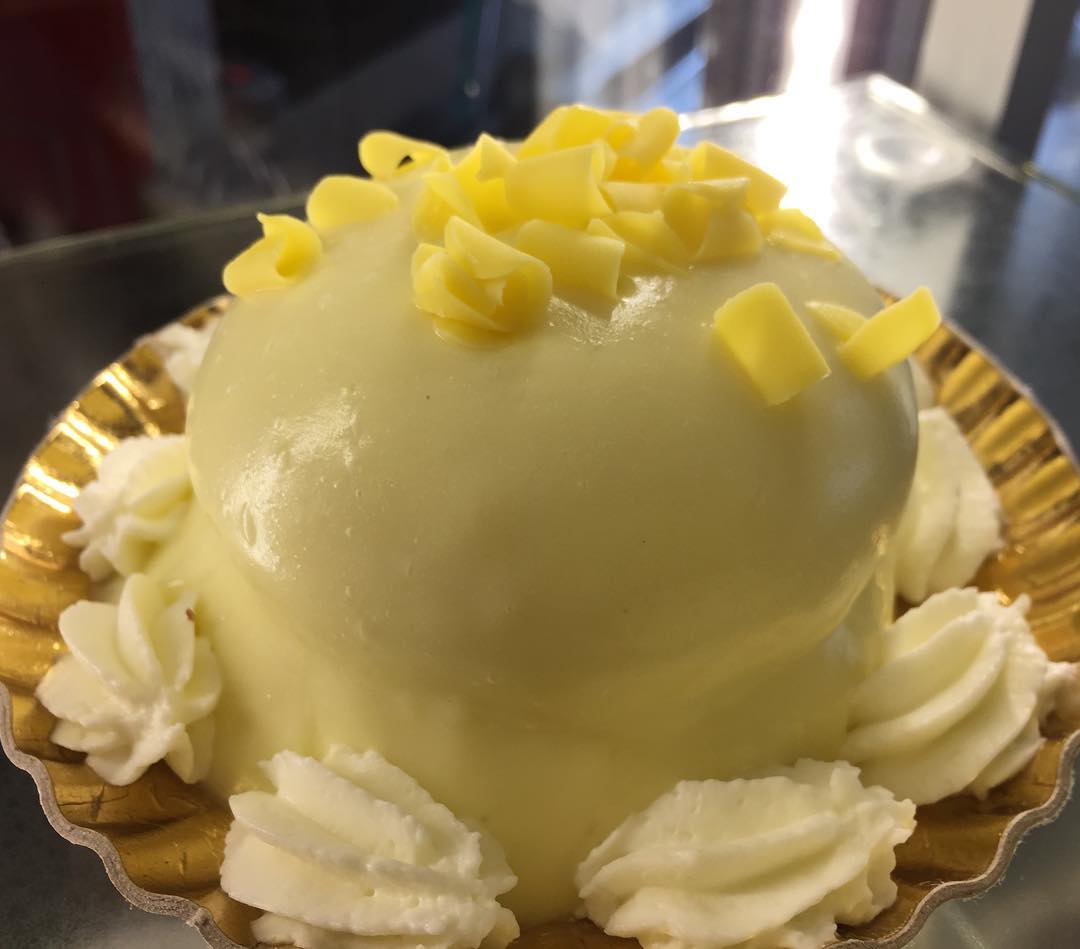 Pasticcino con crema al pistacchio