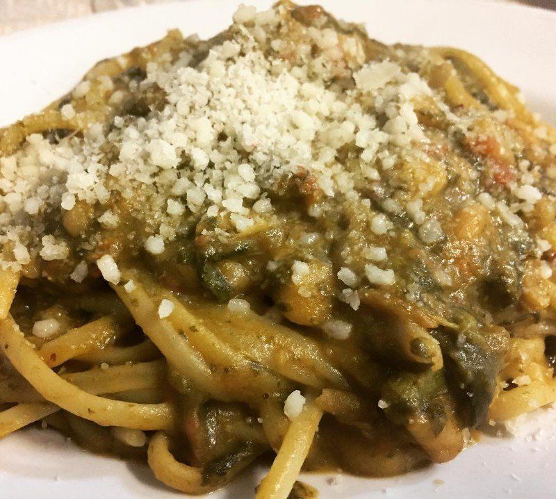 Spaghetti al pesto