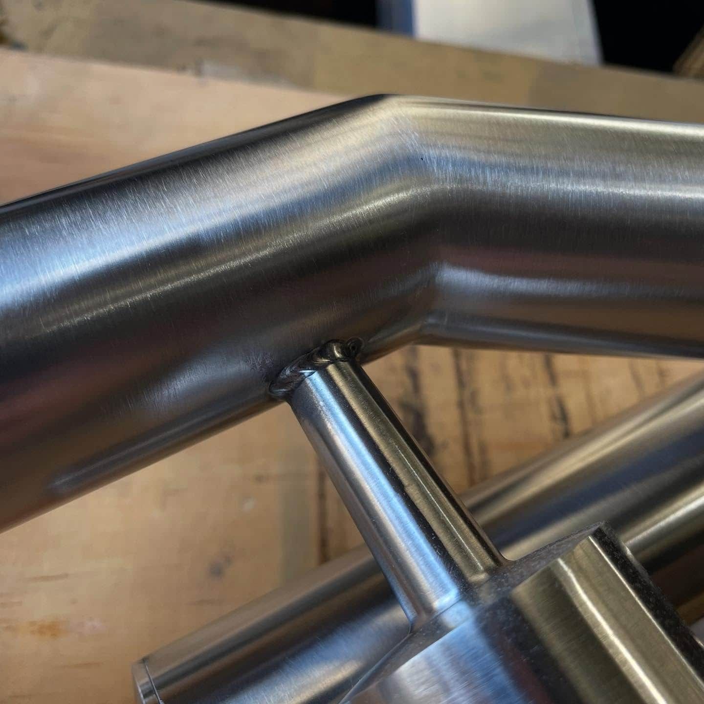 Close-up of Polished Metal Tubing — Highlander Metals in Kirrawee, NSW