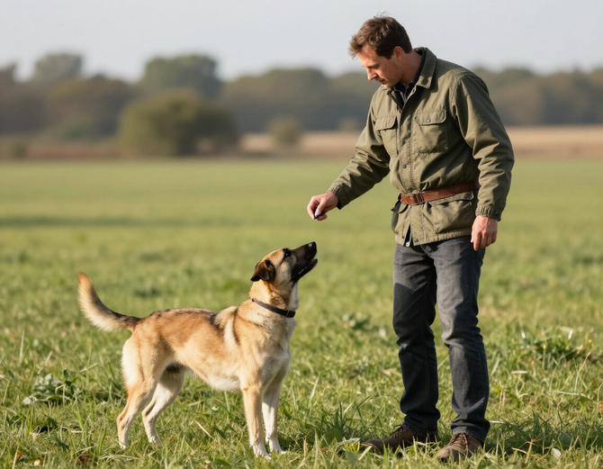 Entrenamiento canino avanzado en campo