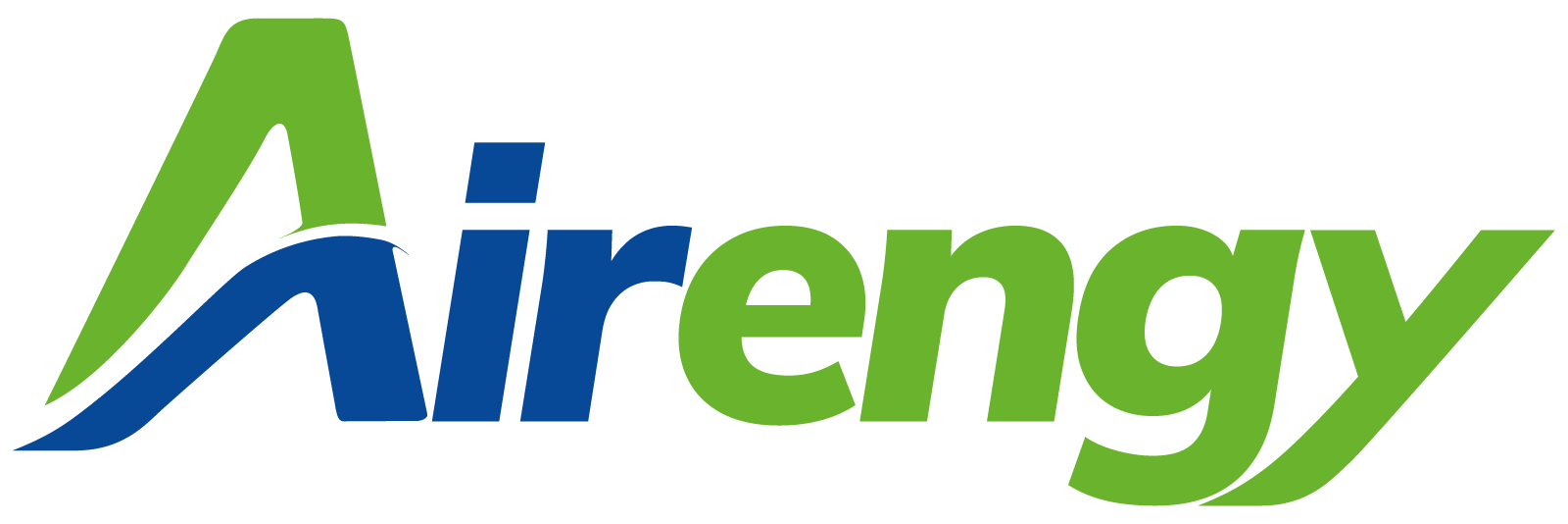 AUGWIND-logo met groen en blauw spiraalvormig icoon en zwarte tekst