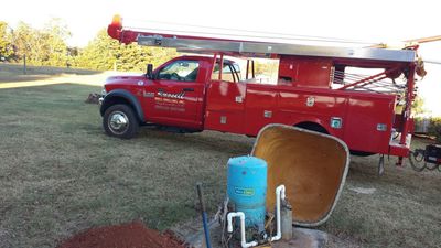 Red Truck — Well Drilling Service in Taylorsville NC