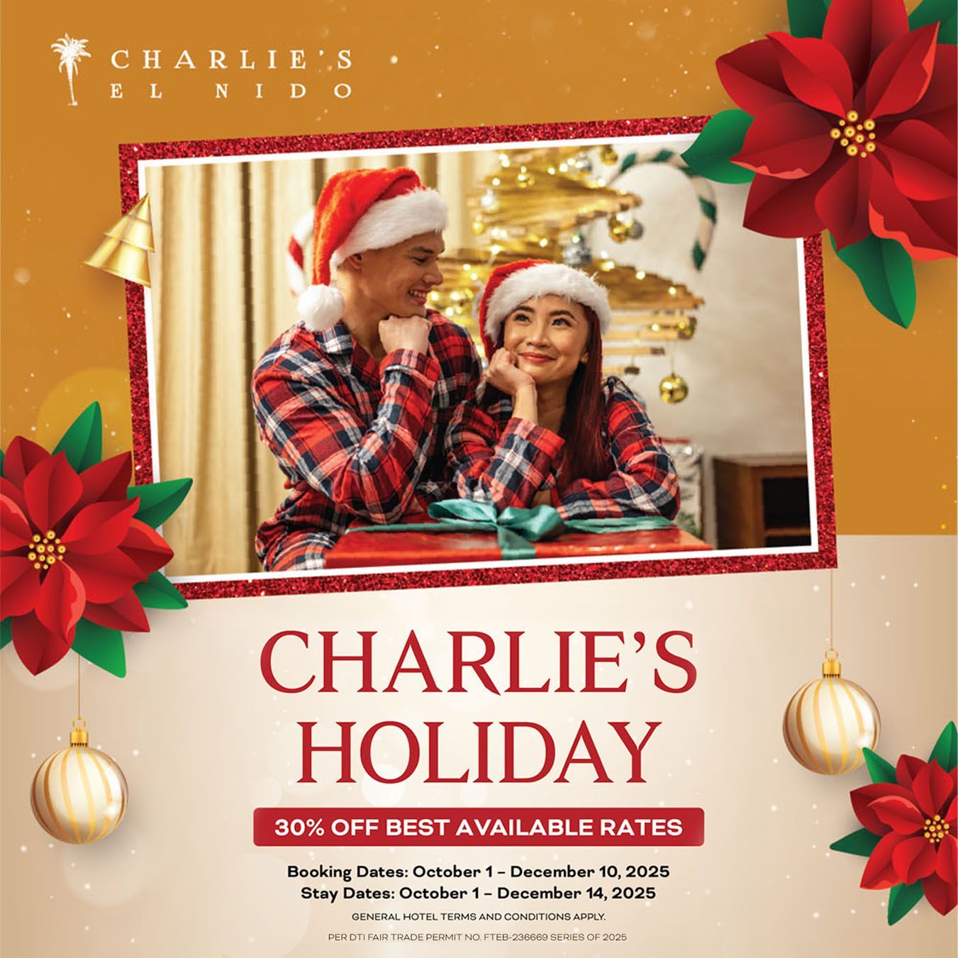 Holiday Discounts by Charlie's El Nido