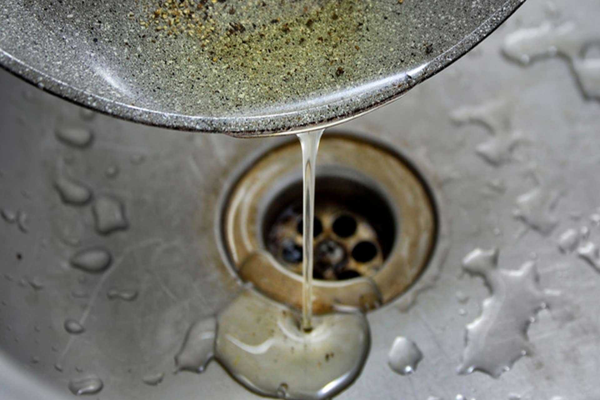 Pouring Grease
