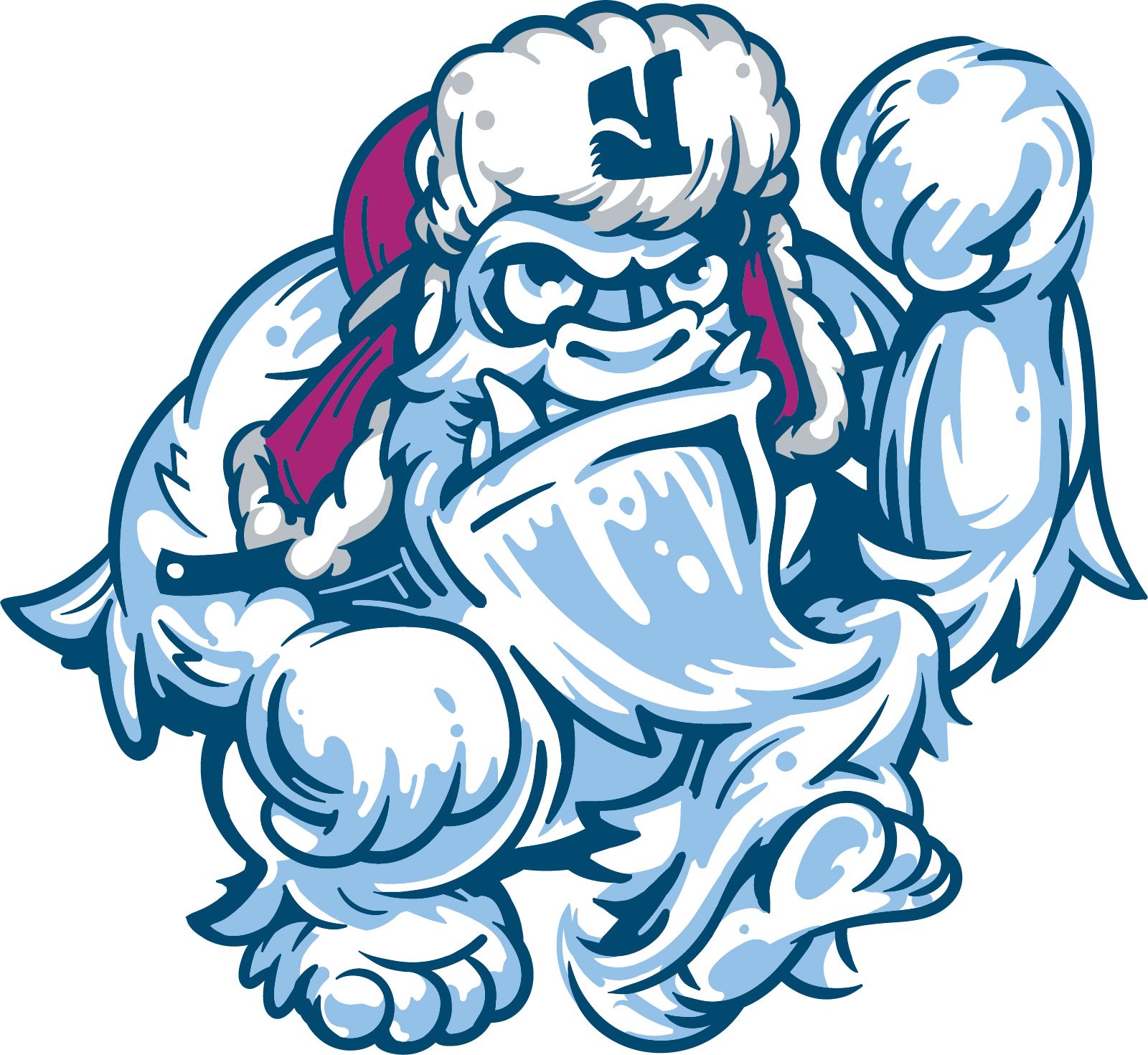 Yeti Garage Door Body Logo