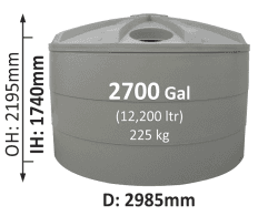 12200-Litre-Round-Poly-Water-Tank-QLD