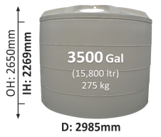 3500-Gallon-Round-Poly-Water-Tank-QLD