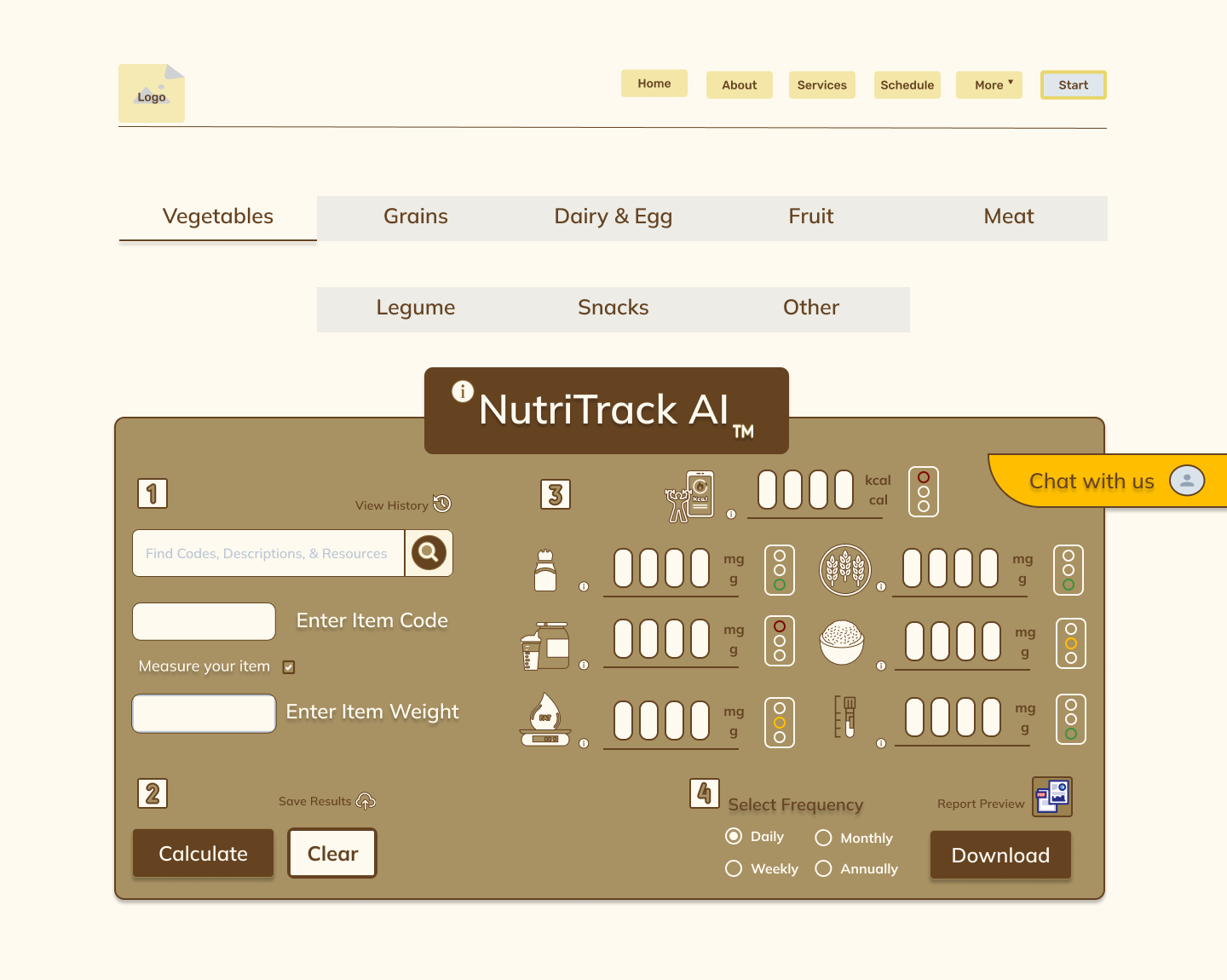 Our innovative nutrition tracking solution empowers fitness enthusiasts to optimize their wellness journey through intelligent meal planning and progress monitoring. This prototype demonstrates advanced analytics capabilities while maintaining an intuitive user experience.