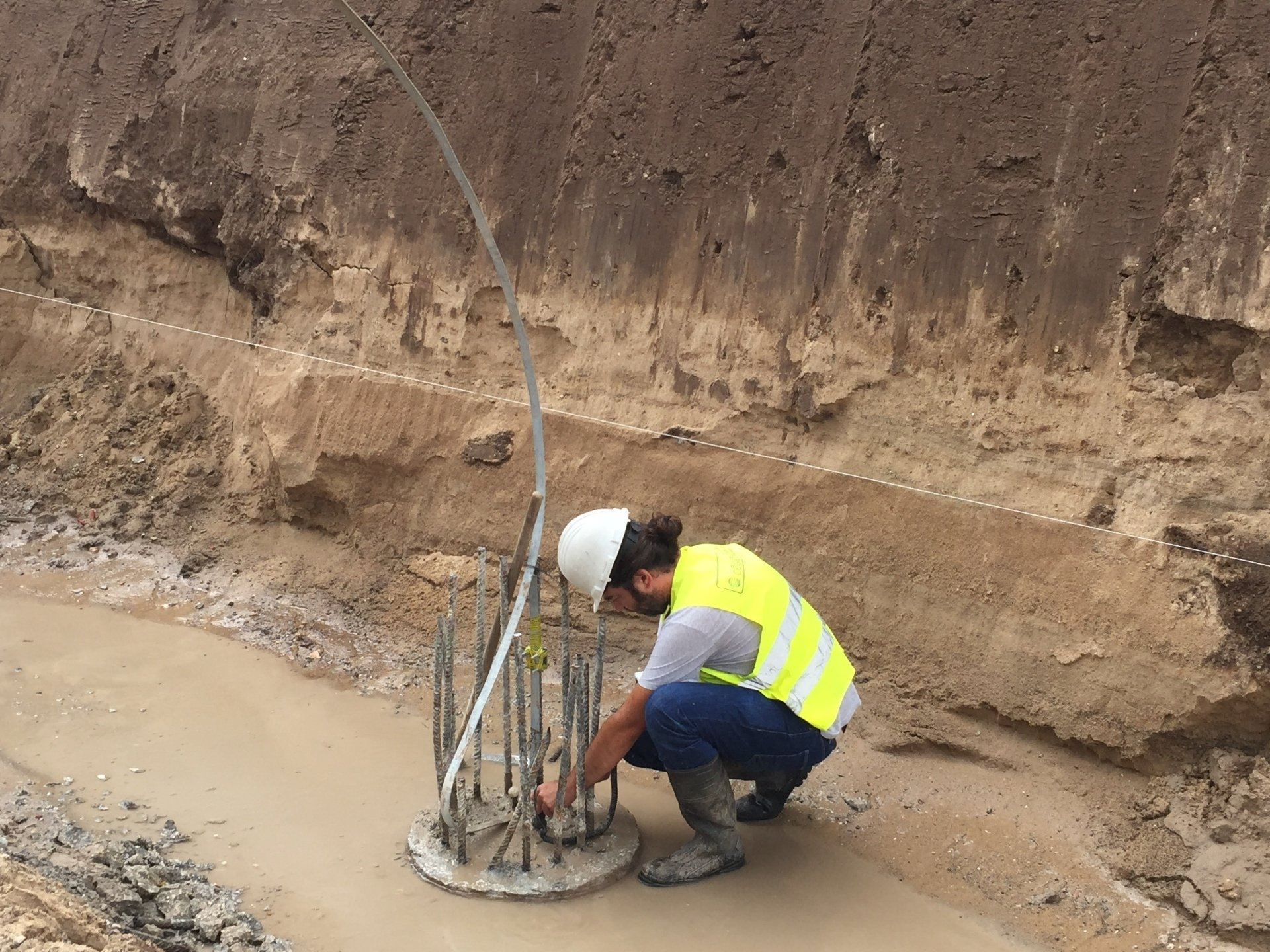 Obra construção ensaios testes coordenação fiscalização