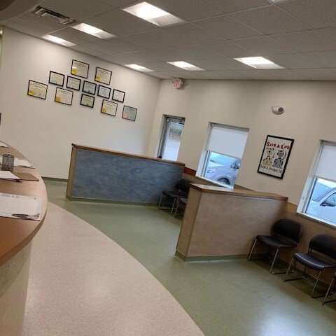 Lobby of Covedale Pet Hospital