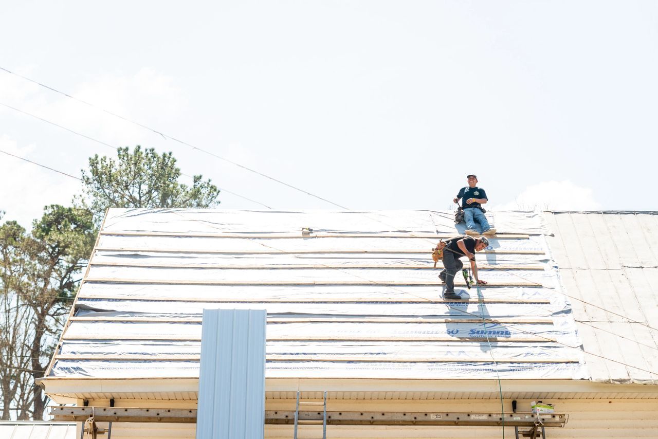 Two Man At The Roof — Greenwood, SC — Roofing Unlimited & More