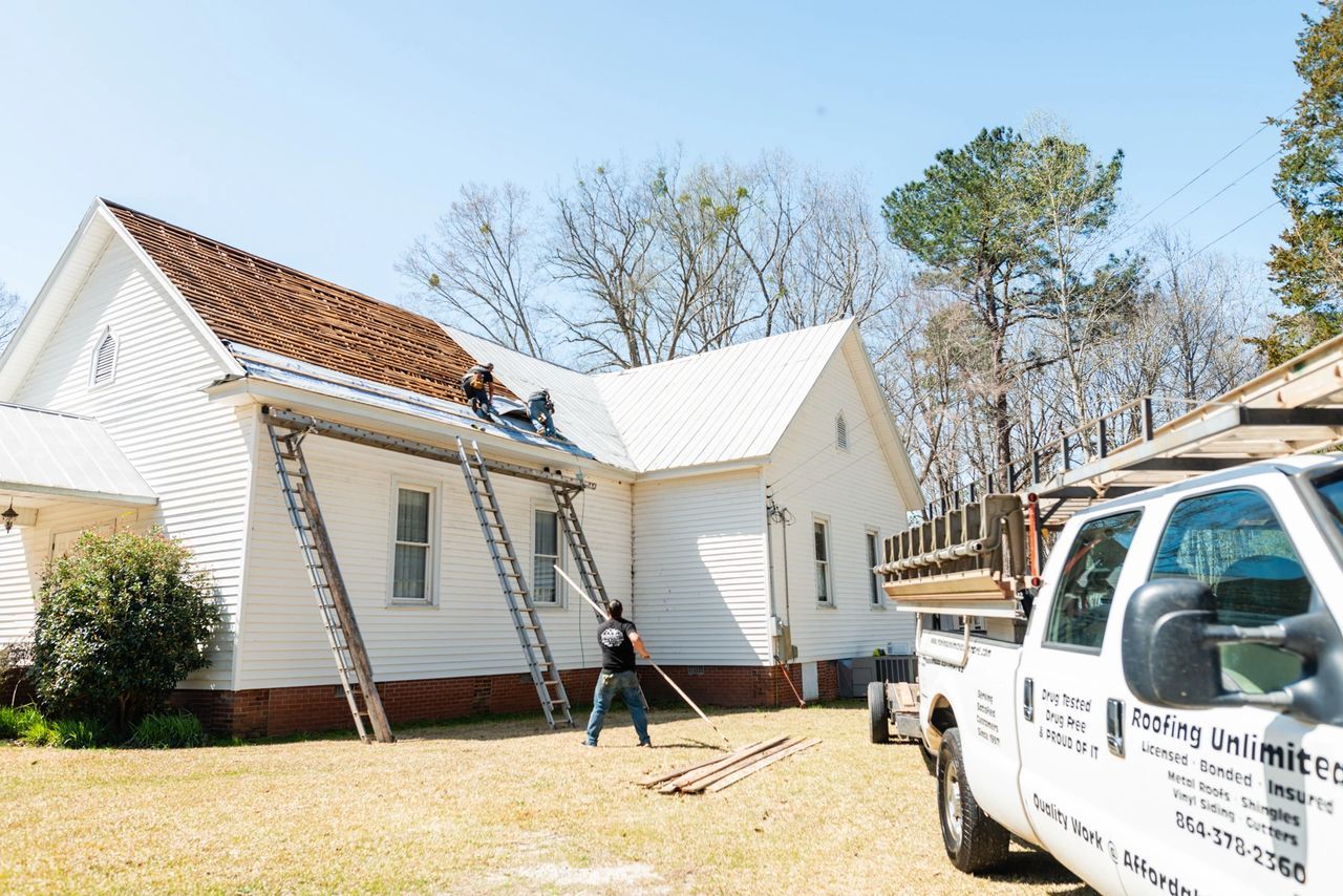 Amazing Roof Installing — Greenwood, SC — Roofing Unlimited & More