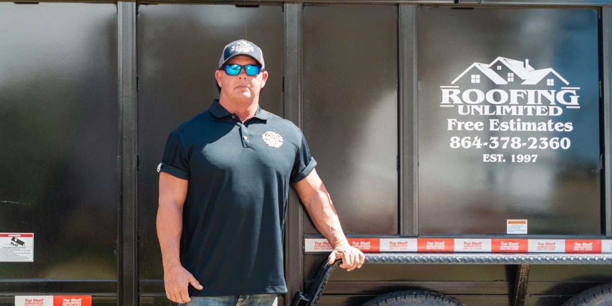 Man Wearing Shades — Greenwood, SC — Roofing Unlimited & More