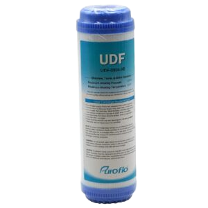 Clear glass jug with handle and white cap.