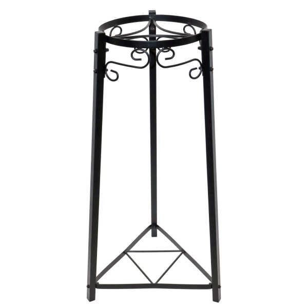 Clear glass jug with handle and white cap.