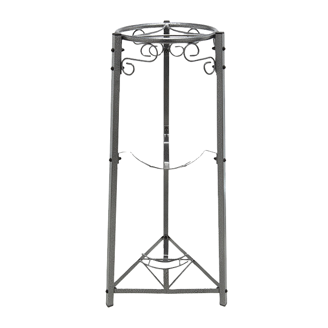 Clear glass jug with handle and white cap.