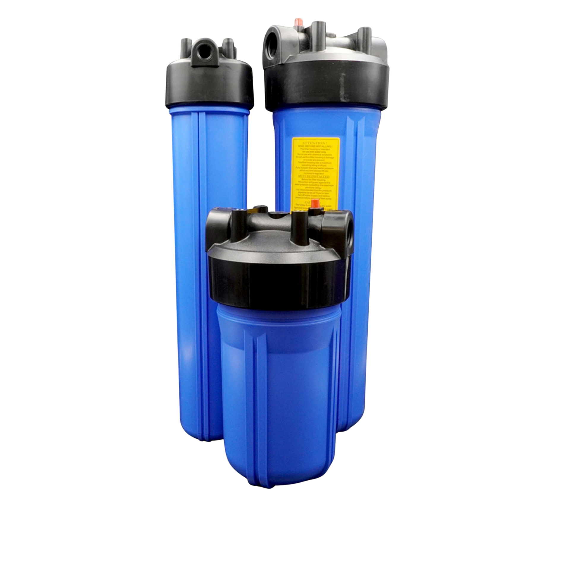 Cream-colored metal plant stand with ornate top and triangular base, empty.