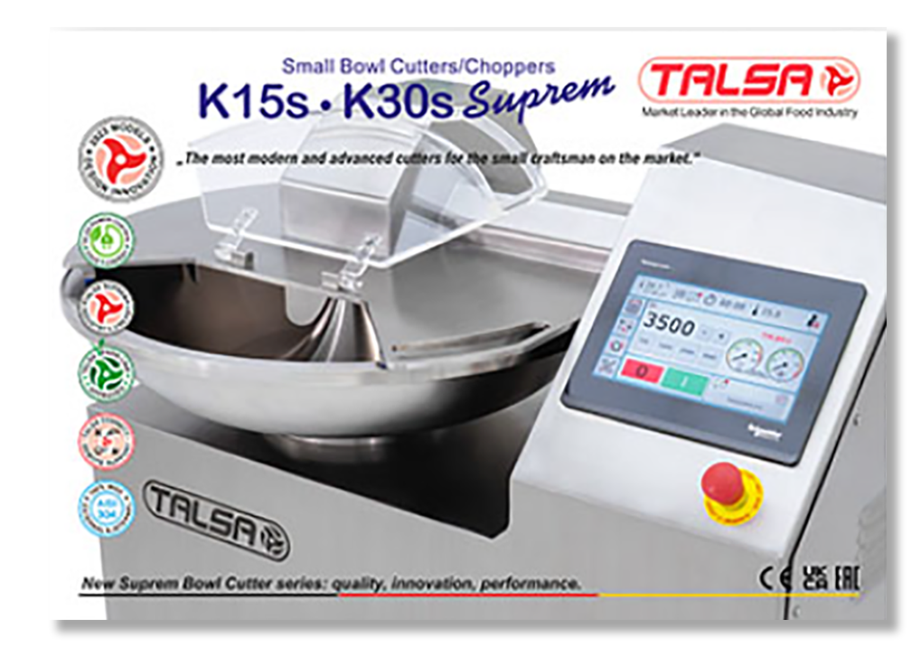 A small bowl cutter / choppers k15s k30s supreme by talsa