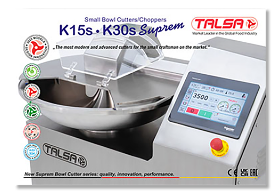 A small bowl cutter / choppers k15s k30s supreme by talsa