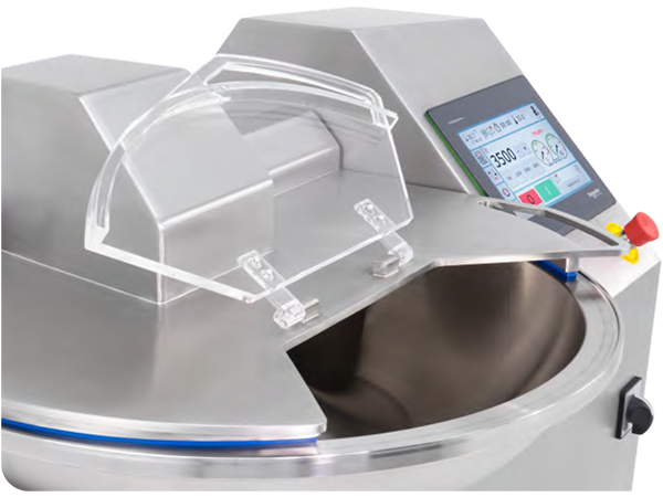 A close up of a machine with the lid open