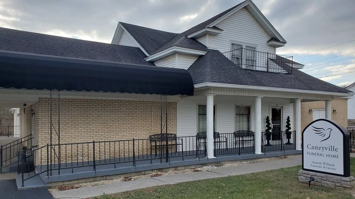 Exterior view of Caneyville Funeral Home