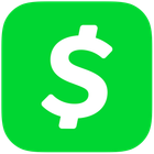 A green square with a white dollar sign on it.