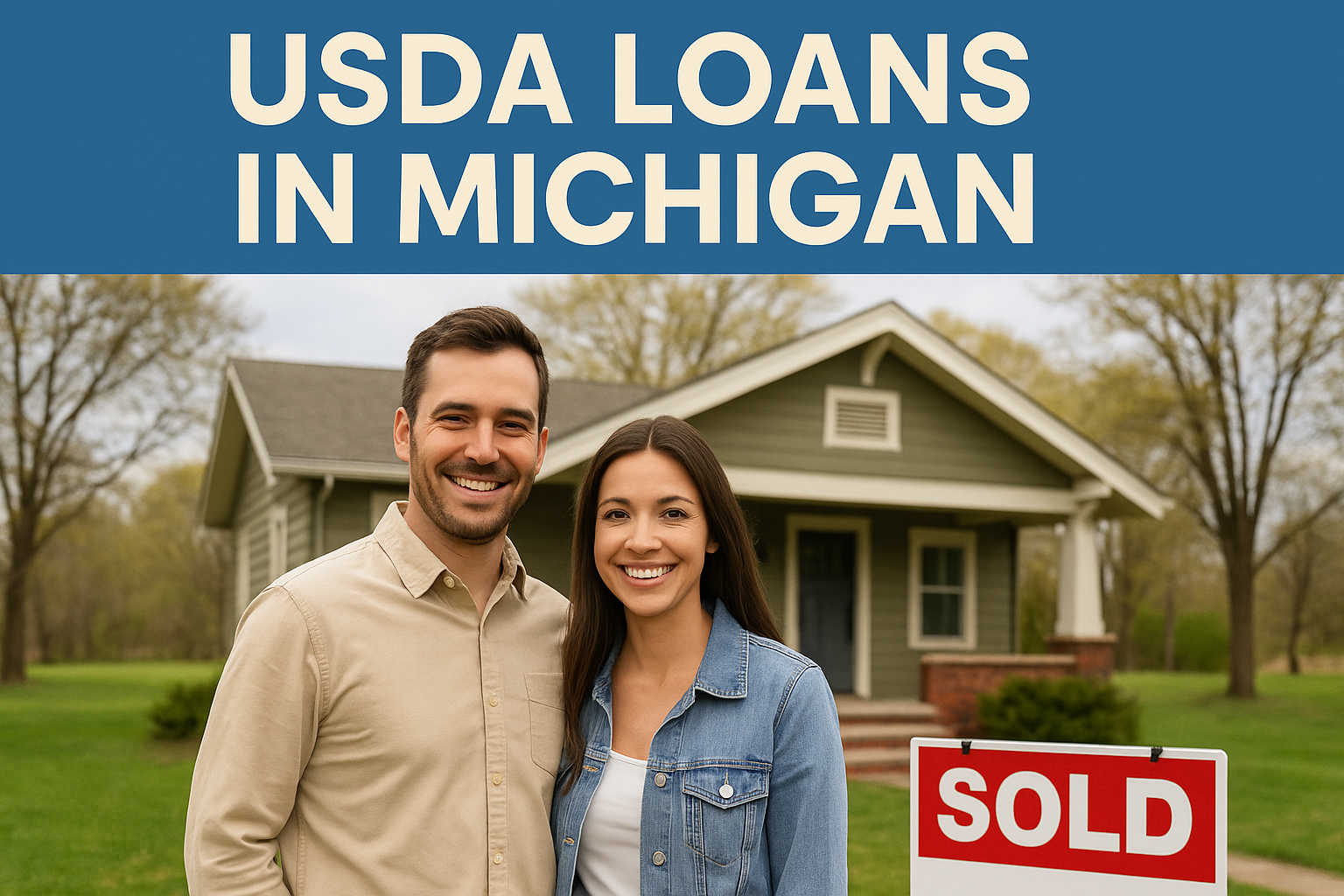 Michigan couple celebrates buying their rural home with a USDA loan — zero down payment and affordab