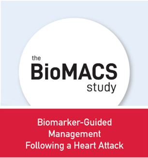 The biomacs study biomarker-guided management following a heart attack