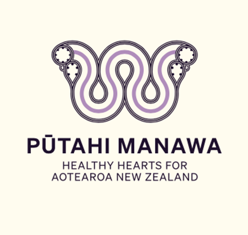 The logo for putahi manawa healthy hearts for aotearoa new zealand