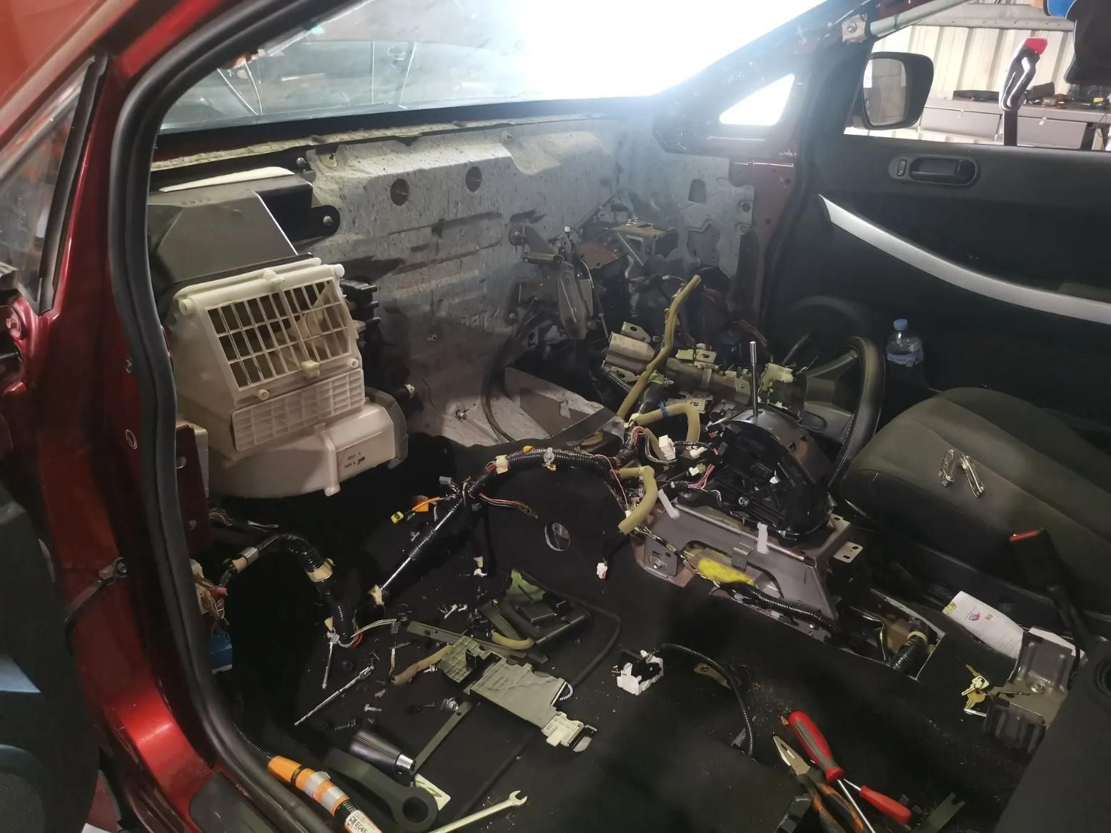 The Inside of a Car is Being Worked on — BA Auto Electrical In West Mackay, QLD