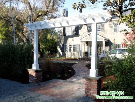 Front Yard entry Arbor Arbors