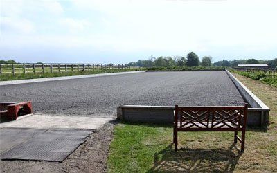 International size waxed outdoor arena