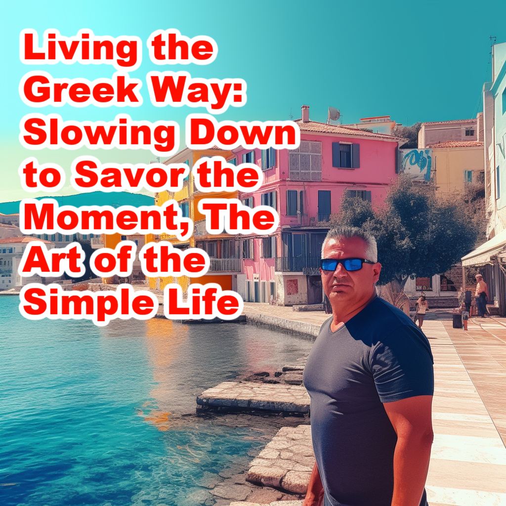 Living the Greek Way: Slowing Down to Savor the Moment, The Art of the Simple Life