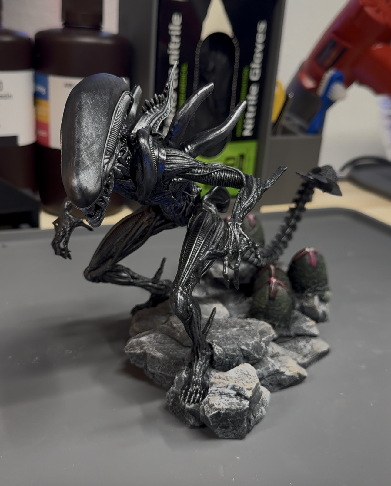 Raw and Hand Painted Resin Prints