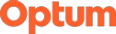Optum logo in orange text on a white background