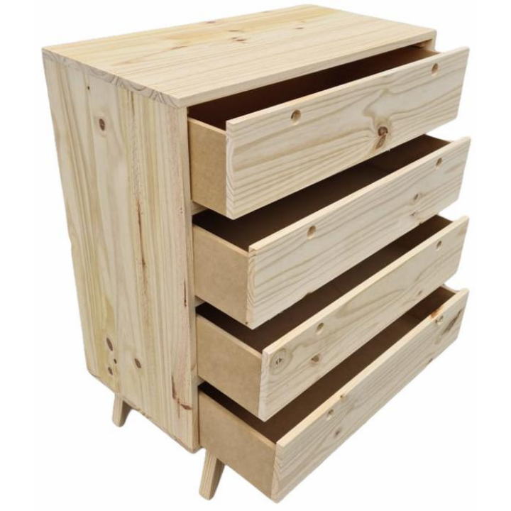 Cajoneta de pino linea retro. Varios modeloa