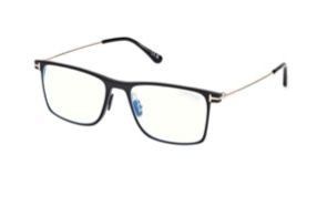 Un paio di occhiali su uno sfondo bianco.