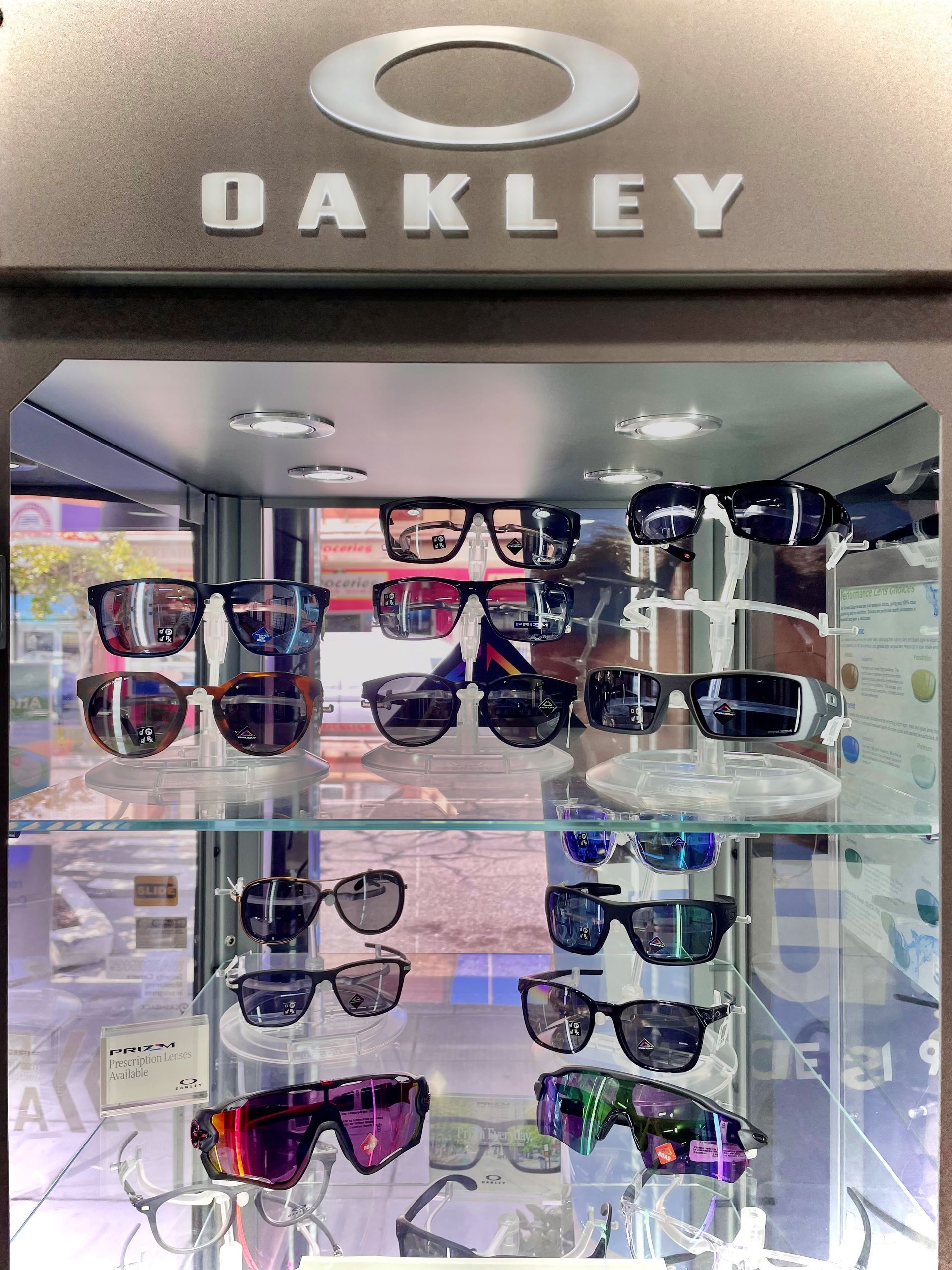 Image of the Sunglasses displayed on the store shelf— Optometrist in Wallsend, NSW